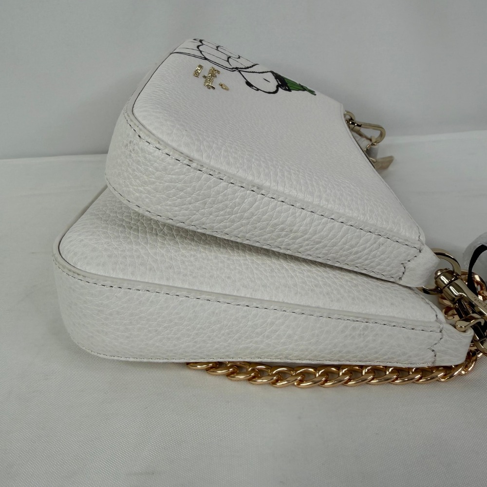 Kate Spade x Peanuts Snoopy Small Crossbody Bag Cream Multi KM582 NEW - Picture 4 of 13